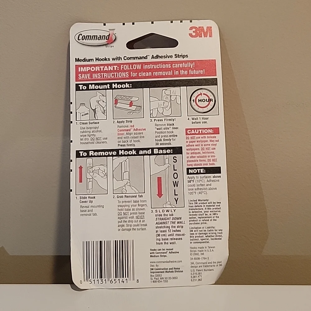 Command Strips Lot of 3- 2packs